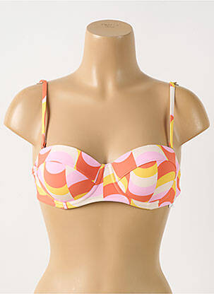 Sutien de costum de baie top bentiță top bentiță portocalie SEAFOLLY femeie