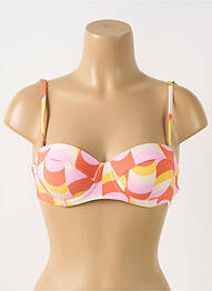 Sutien de costum de baie top bentiță top bentiță portocaliu SEAFOLLY femeie