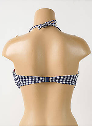 Sutien de costum de baie top bentiță top bentiță negru GRAIN DE BLÉ femeie