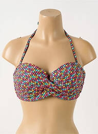 Sutien de costum de baie top bentiță top bentiță violet GRAIN DE SABLE femeie