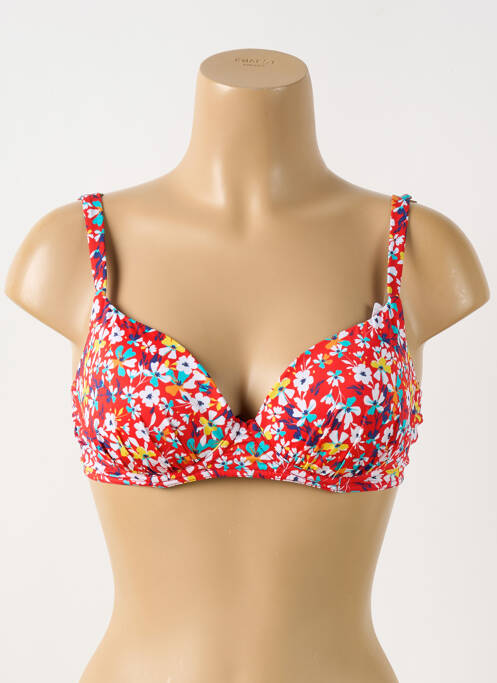 Sutien de costum de baie top sutien modelat top sutien modelat roșu GRAIN DE SABLE femme