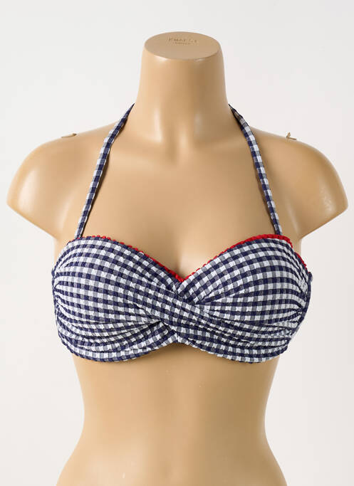 Sutien de costum de baie negru GRAIN DE BLÉ femeie