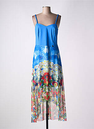 Rochie lungă albastru MALOKA femeie