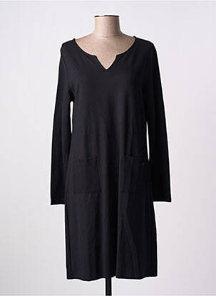 Rochie midi mâneci lungi mâneci lungi negru MALOKA femeie