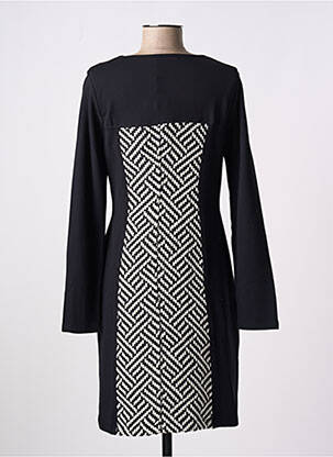 Rochie midi mâneci lungi mâneci lungi negru MALOKA femeie