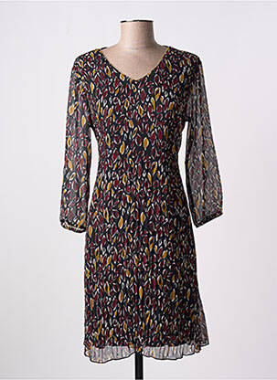 Rochie midi mâneci 3/4 mâneci 3/4 negru GRIFFON femeie