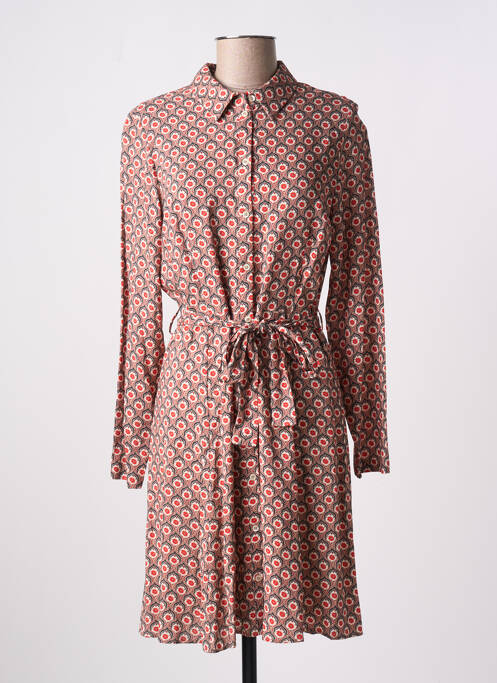 Rochie midi maro C'EST BEAU LA VIE femeie