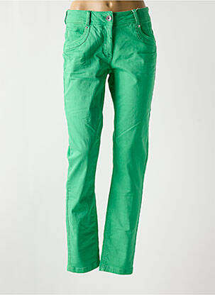 Blugi cu croială slim verde CECIL femeie