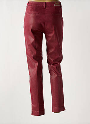 Pantalon chino închidere cu fermoar sub clapetă cu cârlig roz C'EST BEAU LA VIE femeie