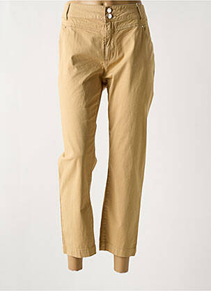 Pantalon 7/8 elasticitate mărime normală bej C'EST BEAU LA VIE femeie