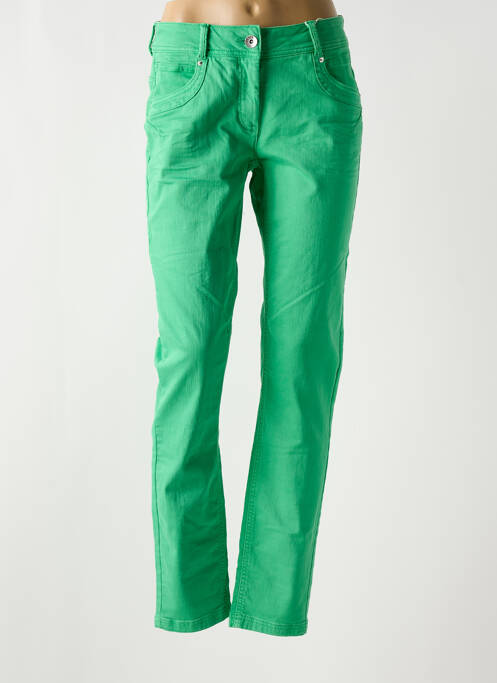 Blugi cu croială slim verde CECIL femeie