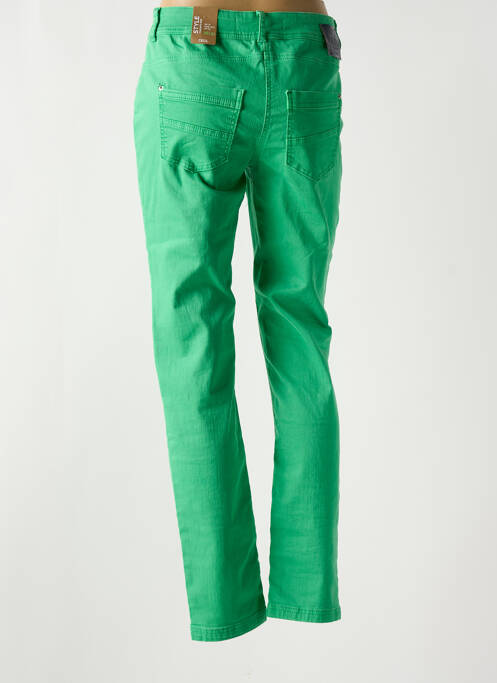 Blugi cu croială slim verde CECIL femeie