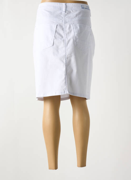 Fustă midi alb CECIL femeie
