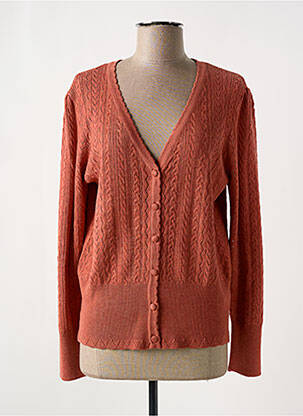 Vestă cu mâneci lungi portocaliu C'EST BEAU LA VIE femeie