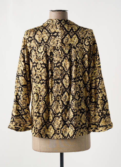 Cămașă croială cambrată mâneci 3/4 galben LOLA ESPELETA femme