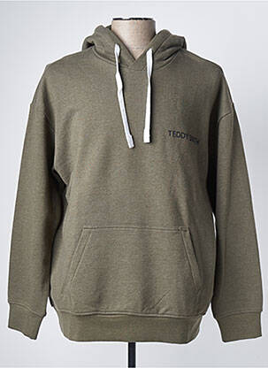 Hanorac cu glugă verde TEDDY SMITH bărbat