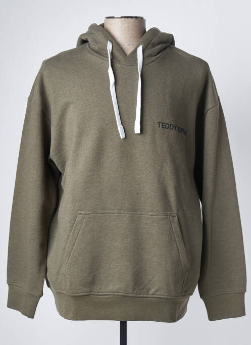 Hanorac cu glugă verde TEDDY SMITH bărbat