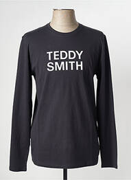 Tricou croială cambrată mâneci lungi gri TEDDY SMITH bărbat