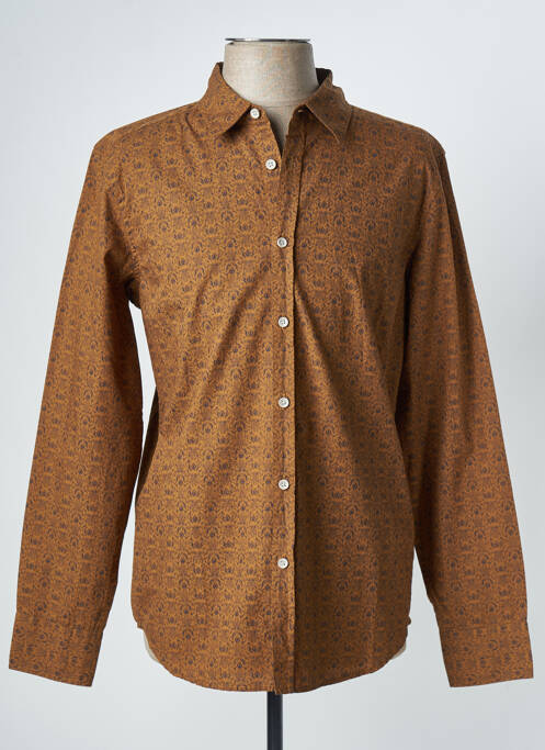 Cămașă cu mâneci lungi maro MUSTANG bărbat