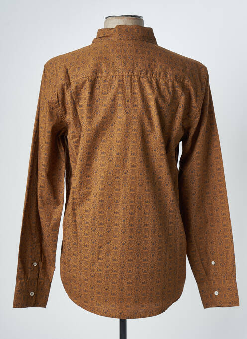 Cămașă cu mâneci lungi maro MUSTANG bărbat