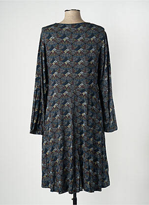 Rochie midi mâneci lungi mâneci lungi albastru AGATHE & LOUISE femeie
