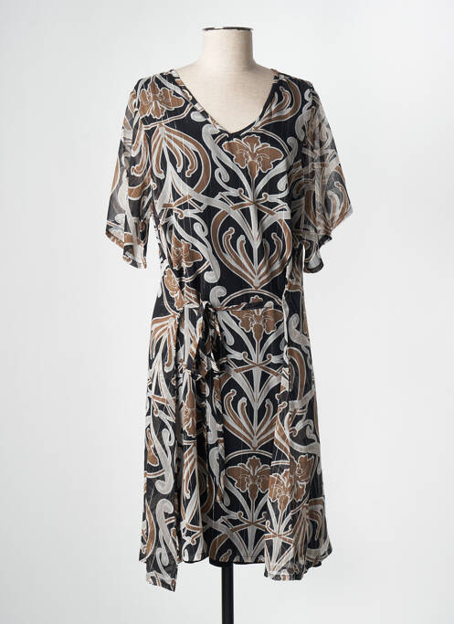 Rochie midi maro ZHENZI femeie