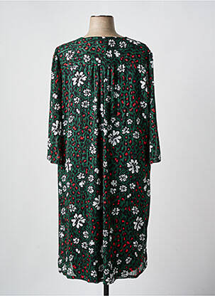 Rochie scurtă croială fluidă mâneci lungi verde OCTAVIE & LEONIE femeie