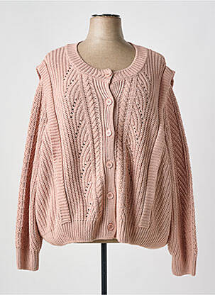 Vestă cu mâneci lungi roz YESTA femeie