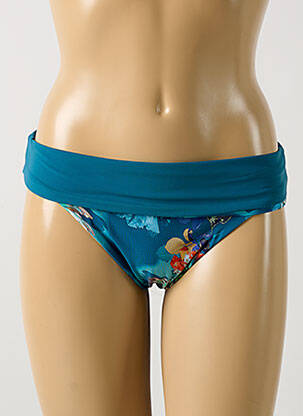 Chiloți de baie imprimeu floral chiloți albastru PAIN DE SUCRE femme