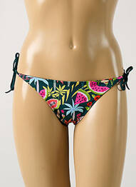 Chiloți de baie țesătură satinată bikini verde GRAIN DE SABLE femme