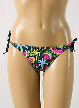 Chiloți de baie verde GRAIN DE SABLE femeie