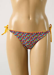 Chiloți de baie imprimeu floral bikini galben GRAIN DE SABLE femme