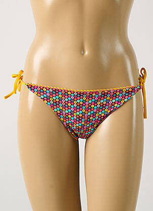 Chiloți de baie galben GRAIN DE SABLE femeie