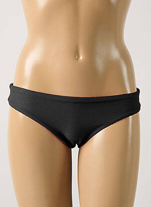 Chiloți de baie efect material satinat chiloți negru SEAFOLLY femeie