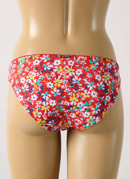 Chiloți de baie roșu GRAIN DE SABLE femeie