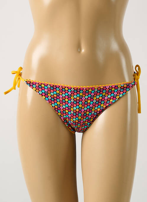 Chiloți de baie galben GRAIN DE SABLE femeie