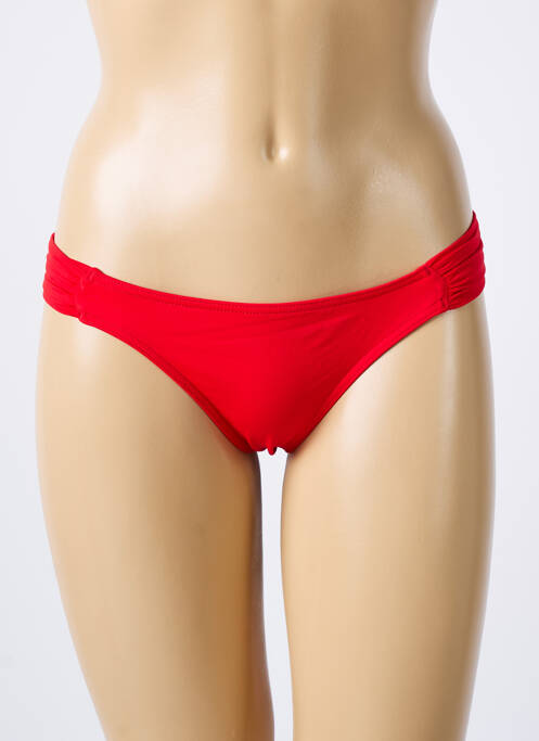 Chiloți de baie roșu GRAIN DE SABLE femeie