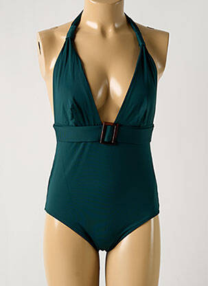 Costum de baie dintr-o singură piesă verde GRAIN DE SABLE femeie