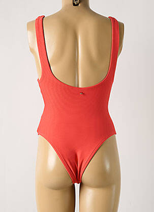 Costum de baie dintr-o singură piesă elasticitate sutien cupe întregi cu decolteu înalt portocalie SEAFOLLY femeie