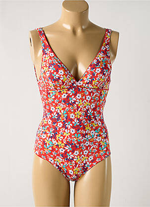 Costum de baie dintr-o singură piesă roșu GRAIN DE SABLE femeie