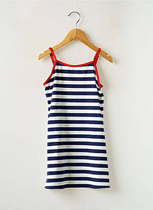 Rochie de plajă albastru GRAIN DE SABLE fată