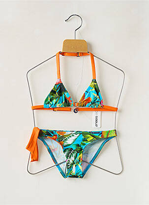 Costum de baie din două piese albastru GRAIN DE SABLE fată