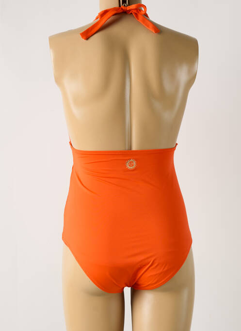 Costum de baie dintr-o singură piesă portocaliu GRAIN DE SABLE femeie