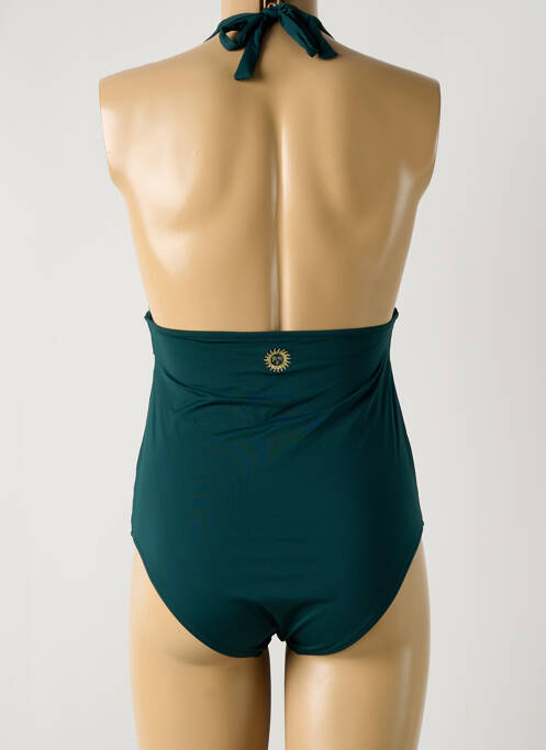 Costum de baie dintr-o singură piesă verde GRAIN DE SABLE femeie