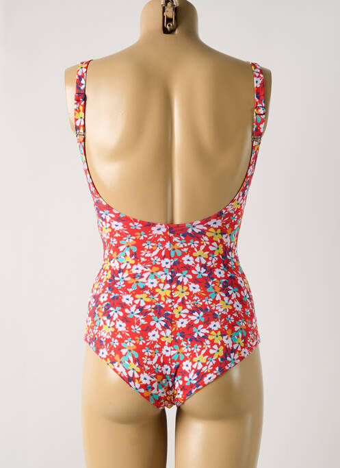 Costum de baie dintr-o singură piesă roșu GRAIN DE SABLE femeie