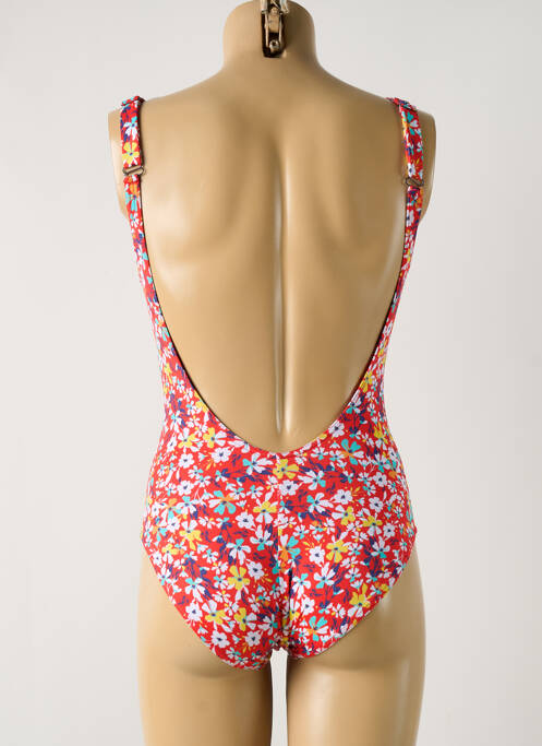 Costum de baie dintr-o singură piesă roșu GRAIN DE SABLE femeie