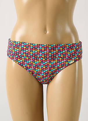 Chiloți de baie roșu GRAIN DE SABLE femeie