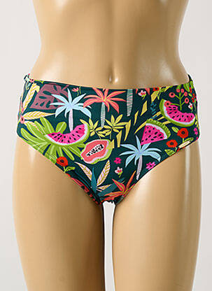 Chiloți de baie verde GRAIN DE SABLE femeie