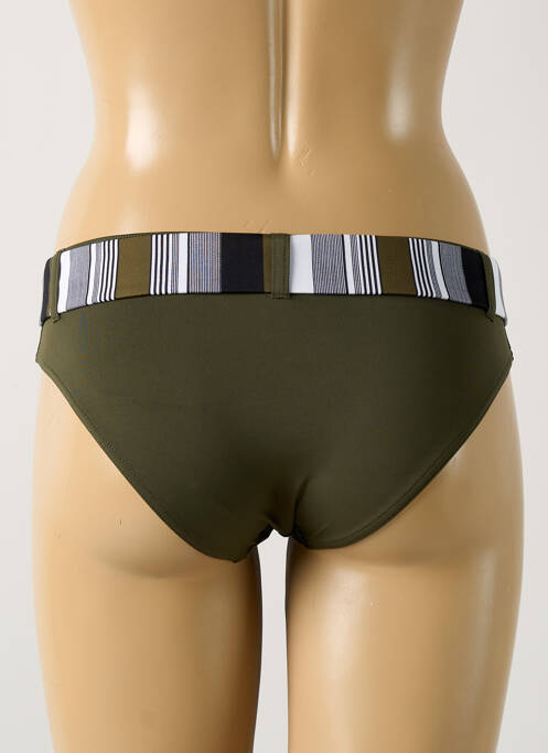 Chiloți de baie verde GRAIN DE SABLE femeie