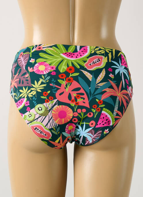 Chiloți de baie verde GRAIN DE SABLE femeie